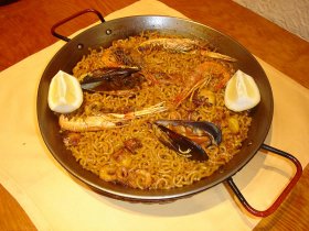 Fideua de marisco