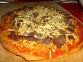 Recetas caseras : Pizza de carne 