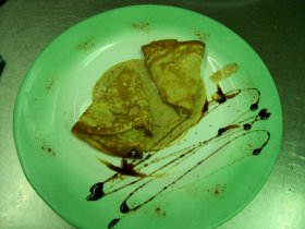 Recetas caseras : Crepes rellenas de gambas o jam�n 