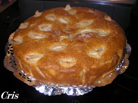Recetas caseras : Bizcocho de manzana y queso 