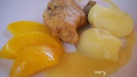 Recetas caseras : Pollo al melocot�n de lola 