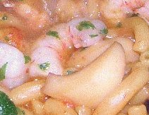 Recetas caseras : Fideu� de sepia y gambas 
