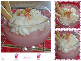 Recetas caseras : Mousse de fresa 
