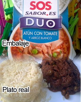 D�o SOS At�n con tomate y arroz blanco