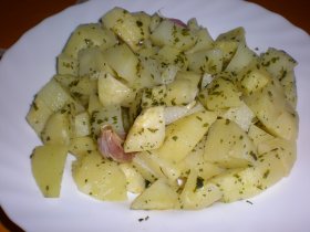 Recetas caseras : Papas al microondas 