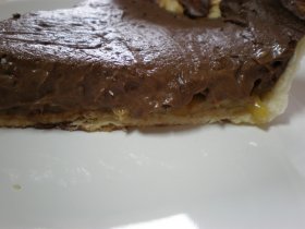 Recetas caseras : Tarta de chocolate y pl�tano 