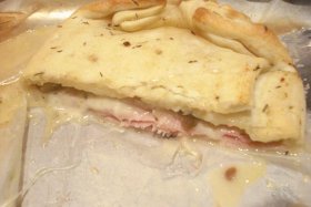Recetas caseras : Calzone con jam�n cocido 