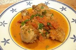 Recetas caseras : Pollo a la cazadora 