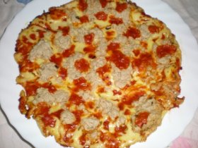 Recetas caseras : Pizza Superf�cil en la Sart�n 