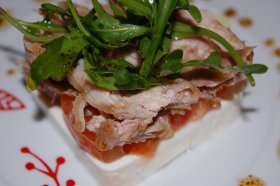 Recetas caseras : ENSALADA DE CONEJO EN ESCABECHE 