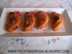 Recetas caseras : EMPANADILLAS DE HOJADRE DULCES 