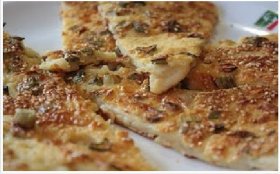 Recetas caseras : Fain� al verdeo con s�samo 