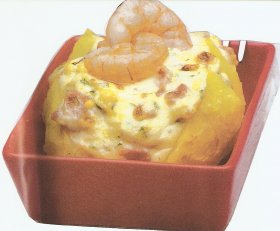 Recetas caseras : PATATAS  RELLENAS A LA CREMA 