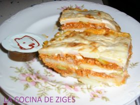 Recetas caseras : Lasa�a de verduras ligera 