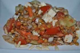 Recetas caseras : Ensalada de lentejas 