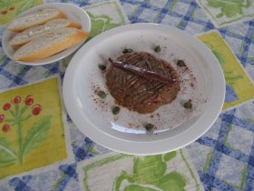 Recetas caseras : Steak tartar 