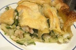 Recetas caseras : Tarta de bacalao y calabacines 