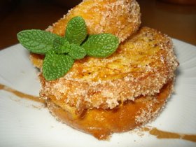 Recetas caseras : Torrijas de anis y naranja 