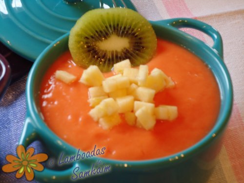 Recetas caseras : Gazpacho con manzana 