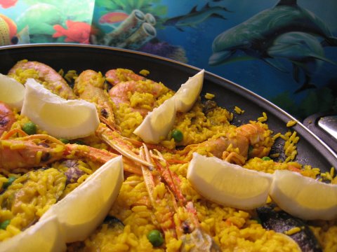 Recetas caseras : Paella marinera 
