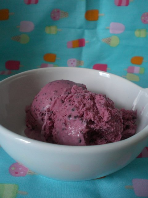 Recetas caseras : Helado cremoso de moras 