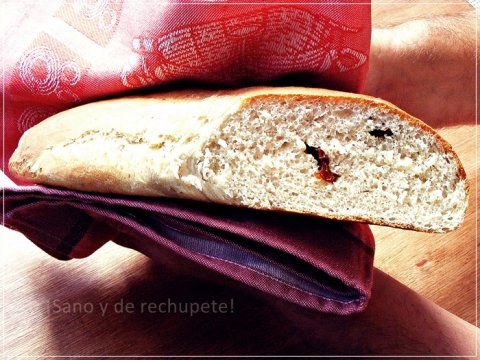 Recetas caseras : Pan de aceite con matalah�va y tomates secos 