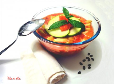 Recetas caseras : Gazpacho de sandia casero 