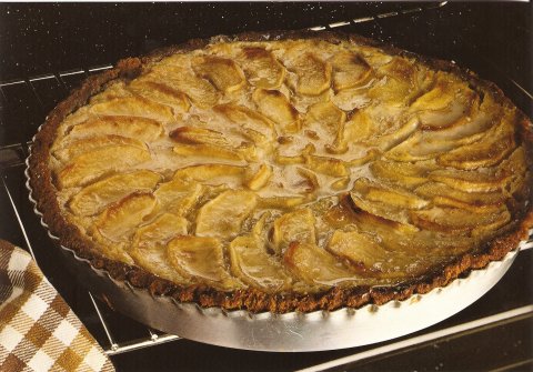 Recetas caseras : Tarta de manzana con galletas maria 