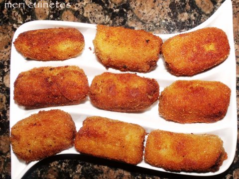 Recetas caseras : Croquetas de ternera y verduras 
