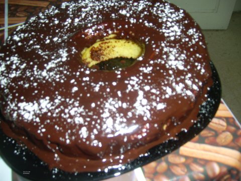 Recetas caseras : Tarta de naranja ba�ada con trufa 