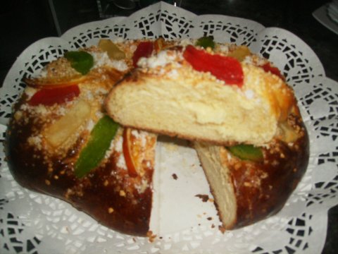 Recetas caseras : Rosc�n de reyes de Adita 