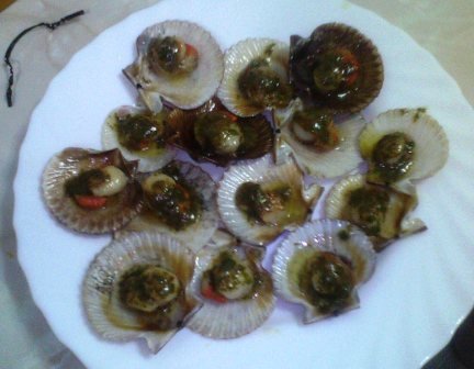 Recetas caseras : Zamburi�as a la plancha 