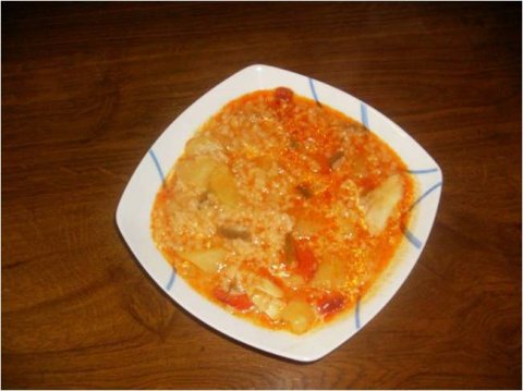 Recetas caseras : Patatas con bacalao 