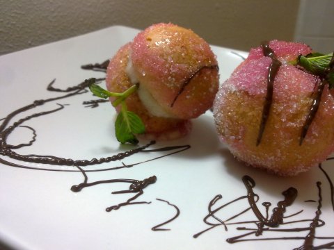 Recetas caseras : Melocotones de carnaval 
