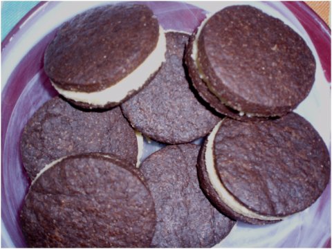 Recetas caseras : Galletas oreo hechas en casa 