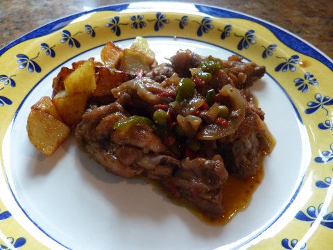 Recetas caseras : Pollo a la santanderina 