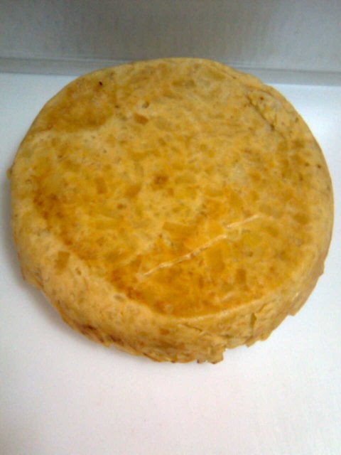 Recetas caseras : Tortilla de patatas rellena 