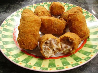 Recetas caseras : Croquetas del puchero con tropezones 