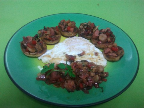 Recetas caseras : Champi�ones rellenos 