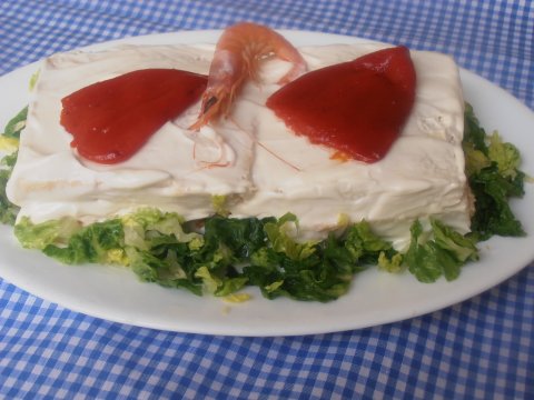 Recetas caseras : Pastel fresco de pan de molde 
