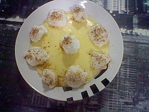 Recetas caseras : Natillas con merengue 