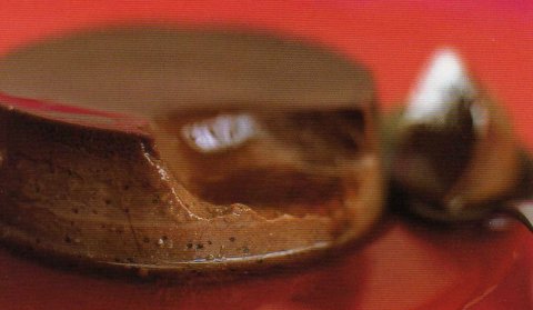 Recetas caseras : Flan de  caramelo cremoso de chocolate 