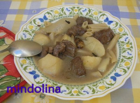 Recetas caseras : Estofado de ternera con macarrones 