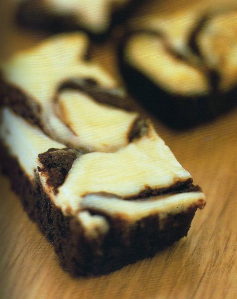 Recetas caseras : Brownies de chocolate y queso de cabra 
