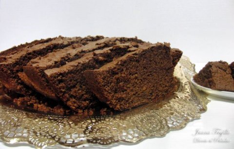 Recetas caseras : Bizcocho casero de chocolate 