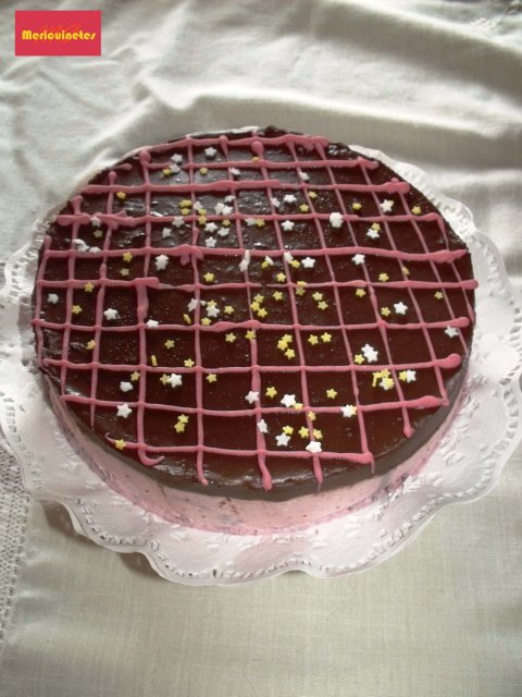 Recetas caseras : Mousse de fresas con chocolate negro 