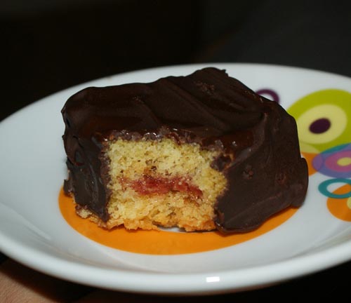 Recetas caseras : Pastelitos de chocolate y fresa 