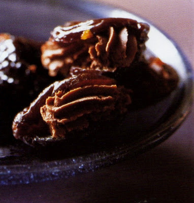Recetas caseras : Ciruelas pasas rellenas de ganach� 