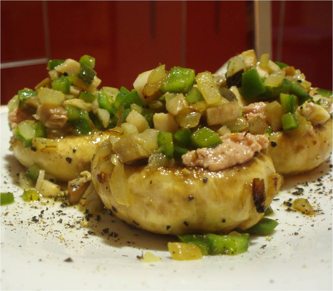 Recetas caseras : Champi�ones al foie gras 