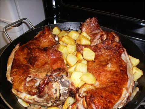 Recetas caseras : Cordero lechal asado 